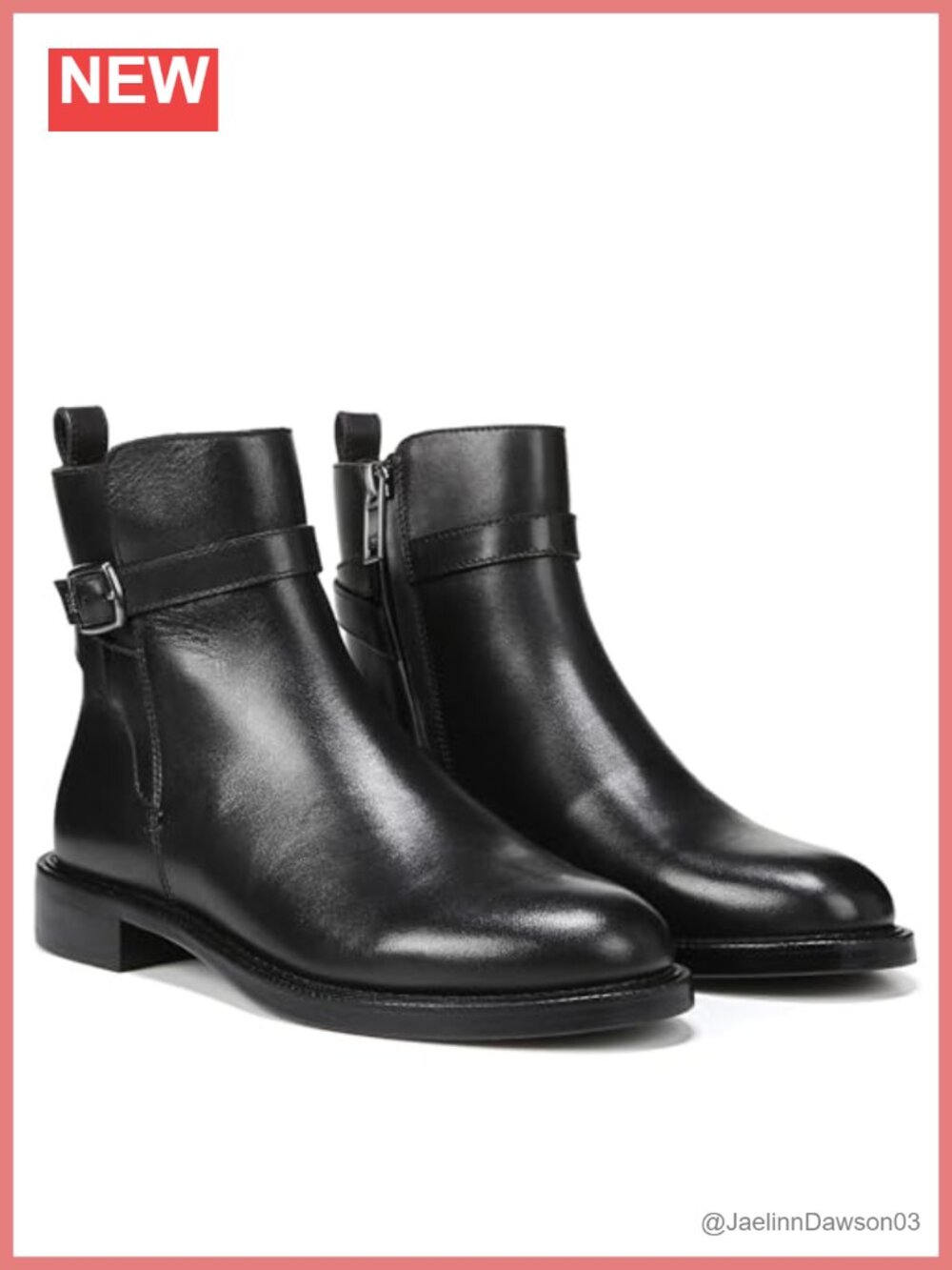 Sam Edelman Women's Nolynn Ankle Bootie Block Heel Buckle
